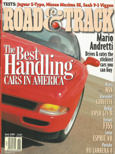 ROAD & TRACK 1999 JUNE - HANDLING, SHELBY, MORGAN